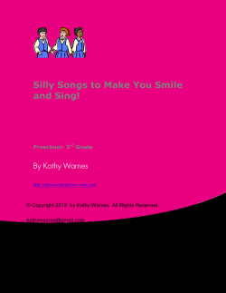 Silly Songs to Make You Smile and Sing!