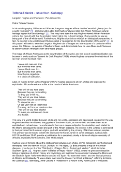 Langston Hughes and Flamenco