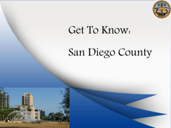 Get To Know: San Diego County - California State Association of