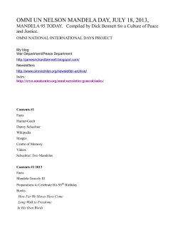 july 18, 2013, un nelson mandela day