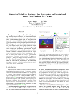 Connecting Modalities: Semi-supervised Segmentation and