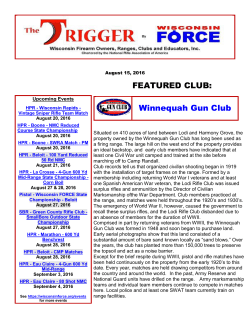 FEATURED CLUB: Winnequah Gun Club