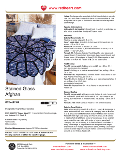 Stained Glass Afghan