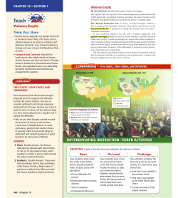 DIFFERENTIATING INSTRUCTION: TIERED ACTIVITIES Violence