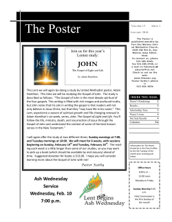 The Poster - Fort Des Moines United Methodist Church