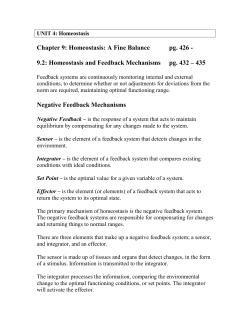 Feedback Systems