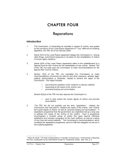 CHAPTER FOUR Reparations