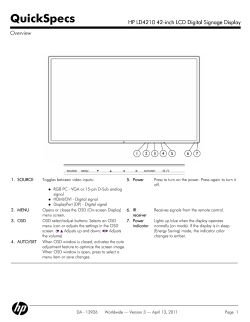HP LD4210 42-inch LCD Digital Signage Display