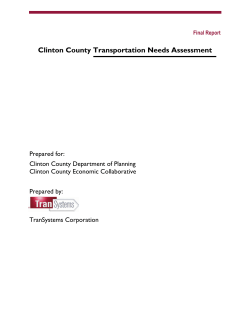 Full Transit Study Document - Clinton County Public Transit