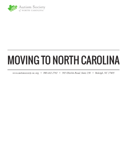 moving to north carolina