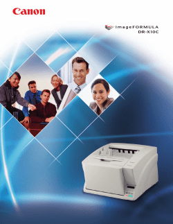 Canon DR-X10C - Active Data Systems