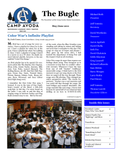 Spring 2011 - Camp Avoda
