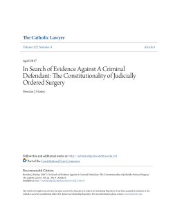 In Search of Evidence Against A Criminal Defendant