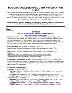 Public Transportation Guide