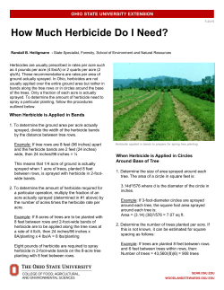 How Much Herbicide Do I Need? - Ohio Woodland Stewards Program