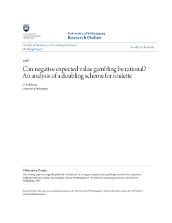 Can negative expected value gambling be rational?