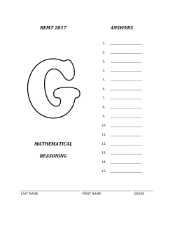 mathematical reasoning