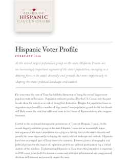 2010 Texas Hispanic Voter Profile