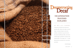 Decaffeination Processes Explained