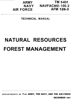TM 5-631 Natural Resources - Forest Management