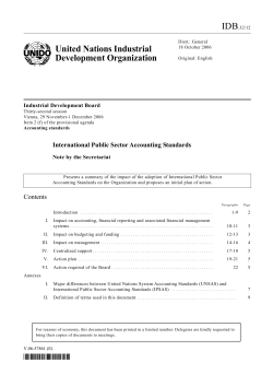United Nations Industrial Development Organization
