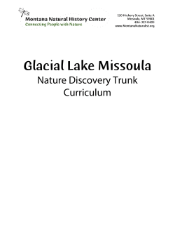 Glacial Lake Missoula - Montana Natural History Center