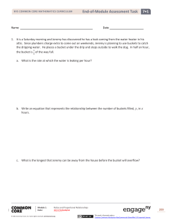 7&bull;1 End-of-Module Assessment Task