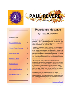 PAUL REVERE - ASCLS-CNE