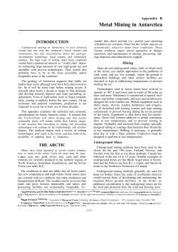 Metal Mining in Antarctica