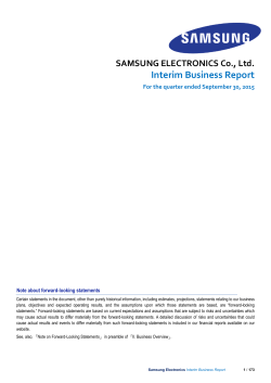 Investor Relations Samsung