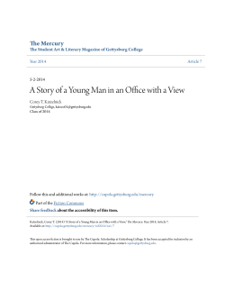 A Story of a Young Man in an Office with a View