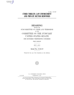 Cyber Threats, Law Enforcement and Private Sector