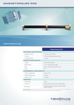 NewSpace DS Magnetorquer Rod