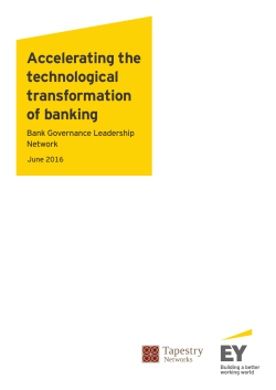 Accelerating banking`s technological transformation