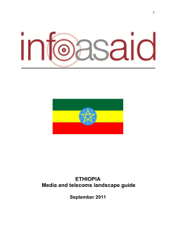 Ethiopia Media and Telecoms Landscape Guide