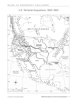 U.S. Territorial Acquisitions, 1803–1853