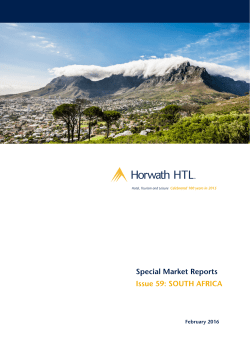 Special Market Reports Issue 59: SOUTH AFRICA