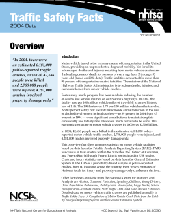 National Highway Traffic Safety Administration - CrashStats