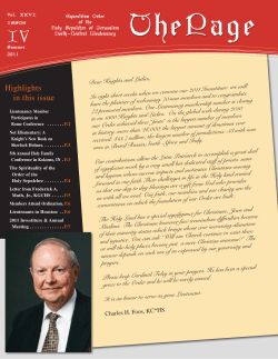 Issue 4 - North Central Lieutenancy