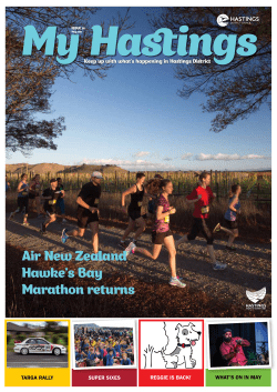 Air New Zealand Hawke`s Bay Marathon returns
