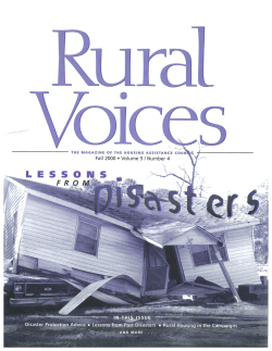 Fall 2000 issue - Housing Assistance Council