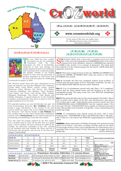 Crozworld January 2009.indd