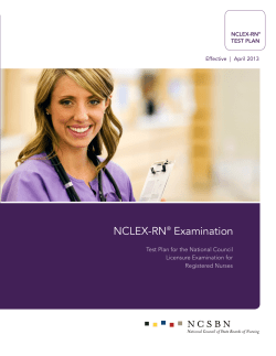 NCLEX-RN&reg; Examination