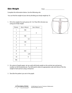 Skin Weight N - Illuminations - National Council of Teachers of