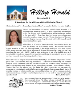Hilltop Herald - Willistown United Methodist Church