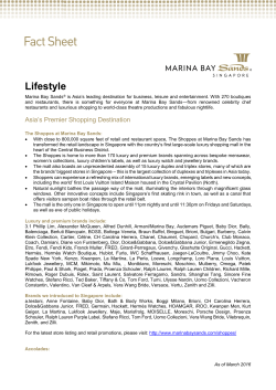 Lifestyle - Marina Bay Sands