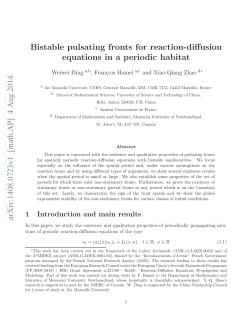 Bistable pulsating fronts for reaction-diffusion equations in a periodic