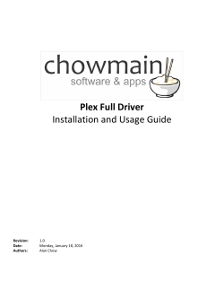 Plex Full Driver