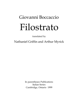 Filostrato - York University