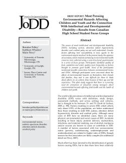 : Most Pressing Environmental Hazards Affecting Children and
